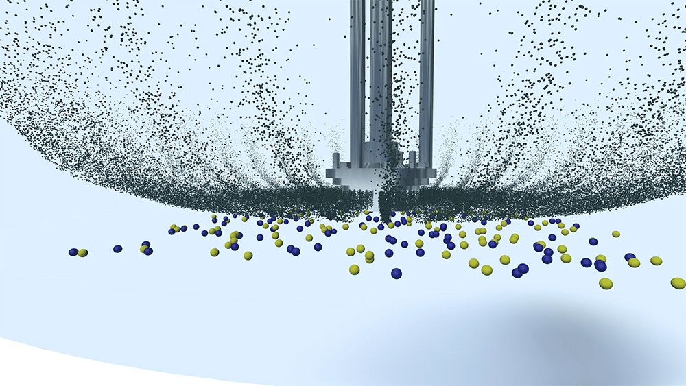 Liquids containing easy suspension solids