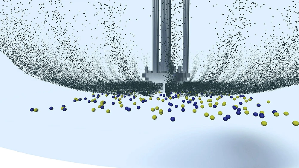 Liquids containing easy suspension solids